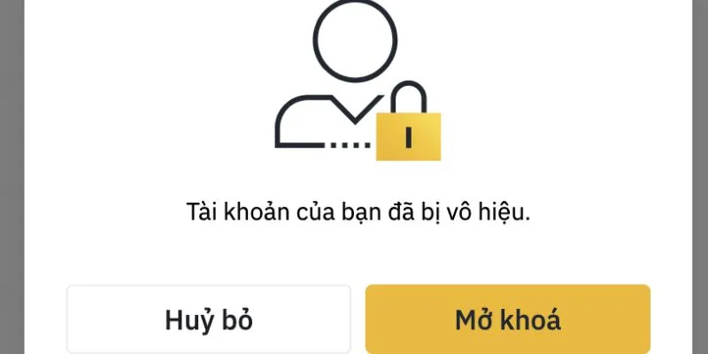 Quyết định xử phạt các tài khoản vi phạm điều khoản